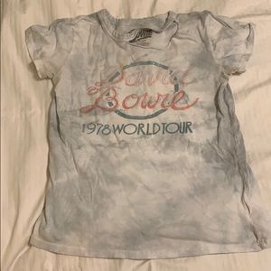 David Bowie ripped tee